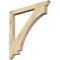 Ekena Millwork Imperial Traditional Rough Sawn Bracket, Douglas Fir, 4"W x 46"D x 46"H BKT04X46X46IMP01RDF - alternate 1